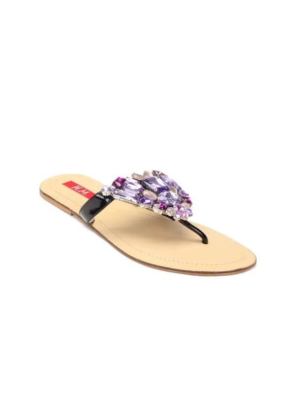 HM Women Purple Sandals