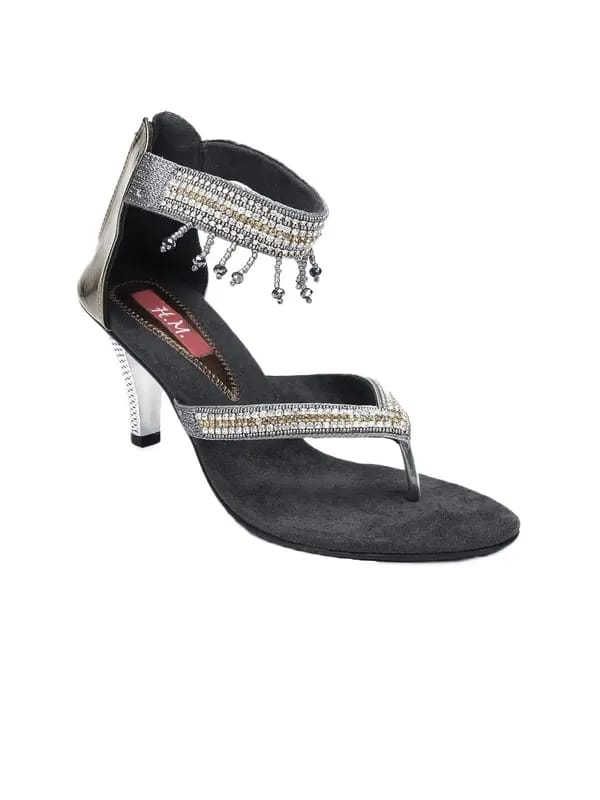 HM Women Grey Heels