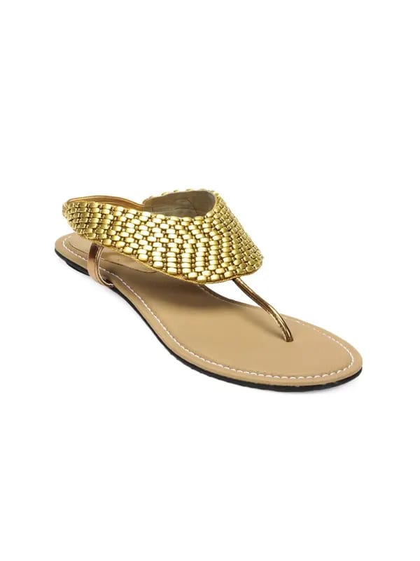 HM Women Golden Sandals