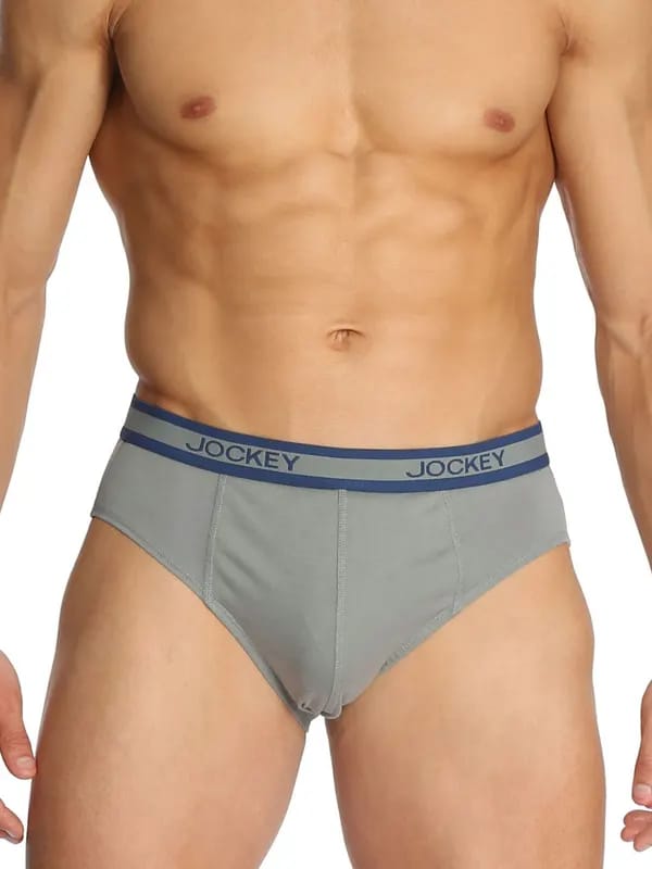 Jockey ELANCE Men Grey Briefs 1010