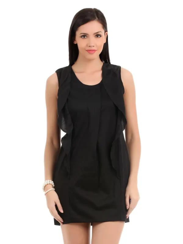 Elle Black Sheath Dress