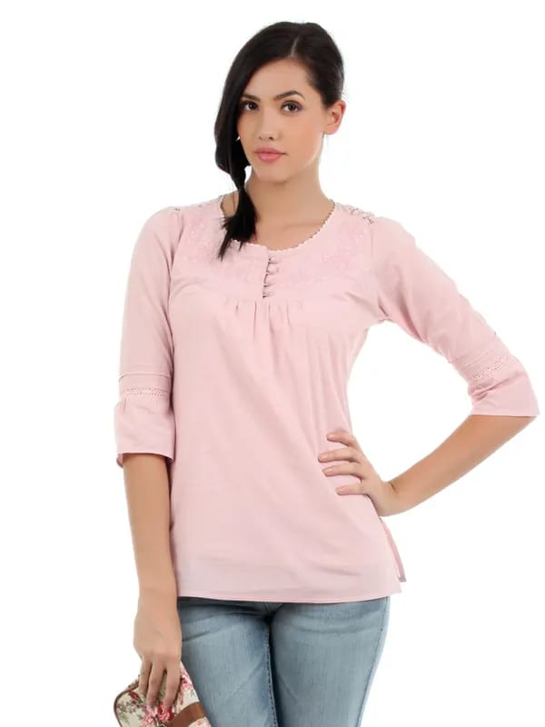 Elle Women Pink Tunic