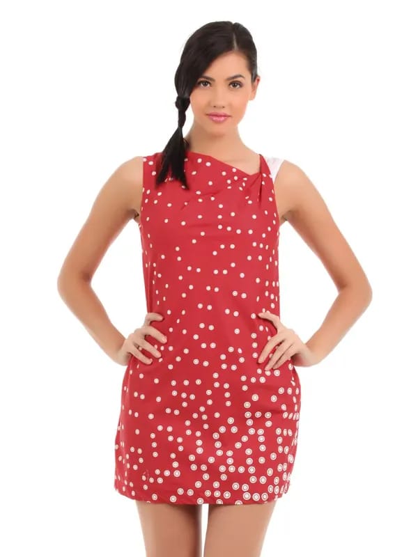Elle Women Red Tunic