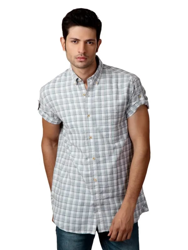 French Connection Men Blue Shirt