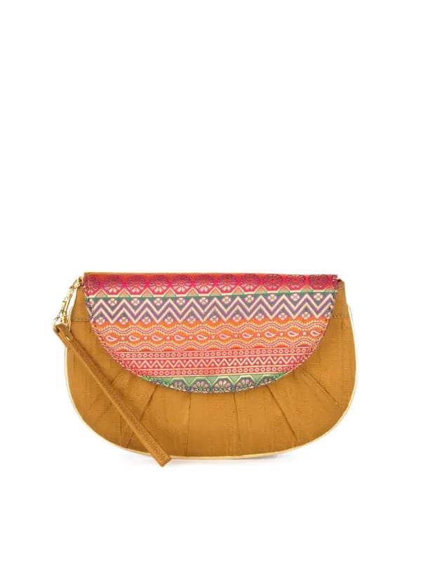 Pitaraa Women Mustard Clutch