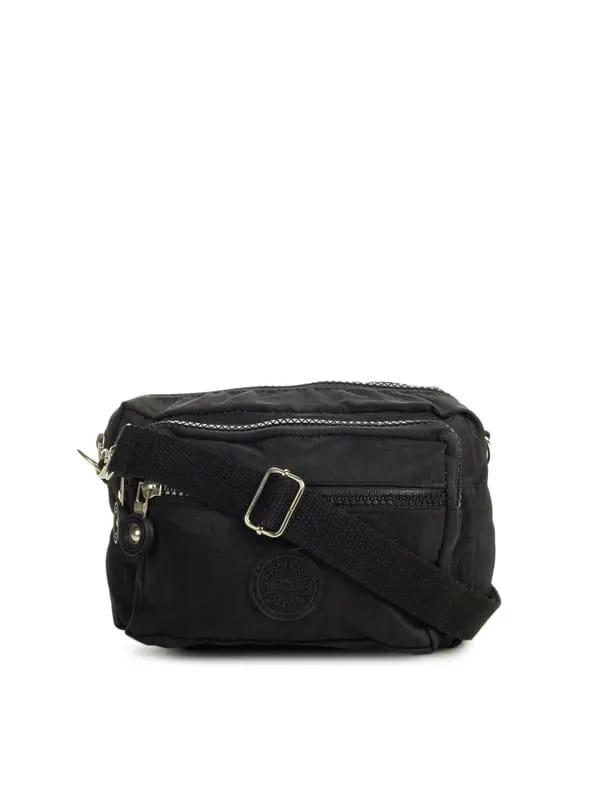 Lino Perros Unisex Black Sling Bag