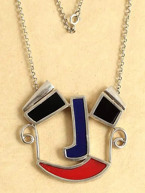 Rreverie Women Multi Coloured Pendant with Chain