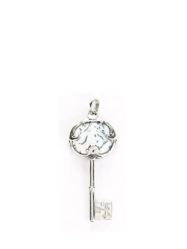 Rreverie Women Silver & White Pendant