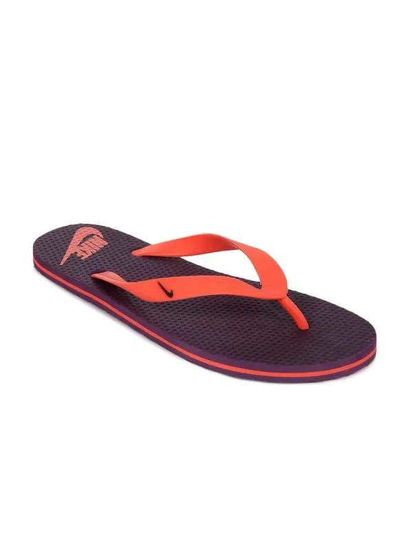 Nike Men Aquahype Red Flip Flops