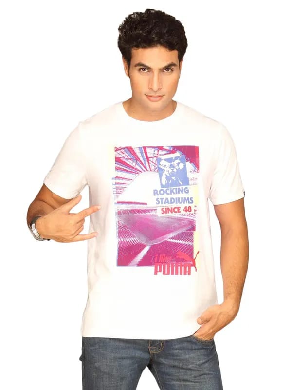 Puma Men Edition White T-shirt