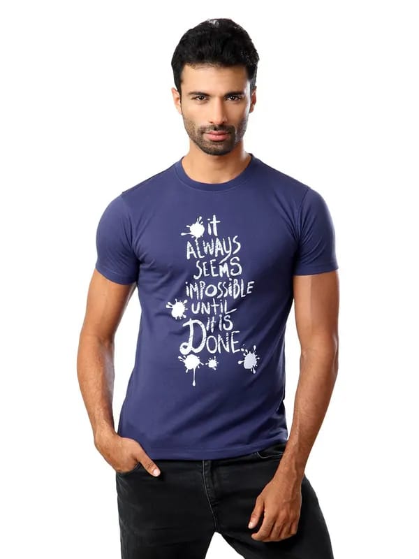 Locomotive Men Blue T-shirt