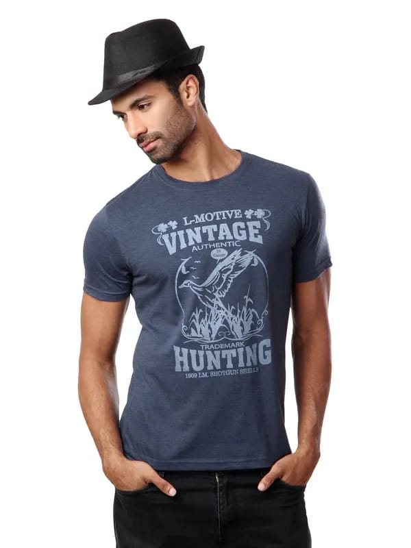 Locomotive Men Blue T-shirt