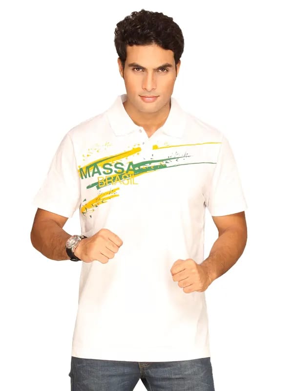 Puma Men's Ferrari White T-shirt
