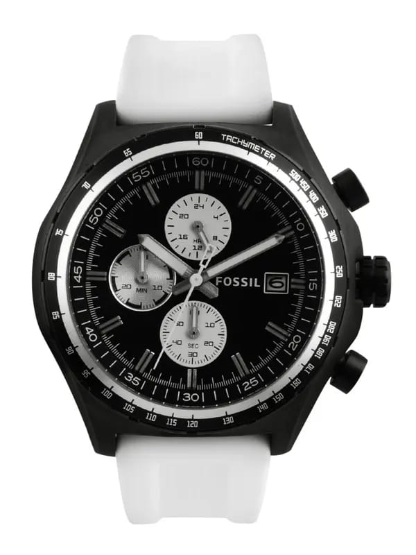 Fossil Men Black Dial Chronograph Watch CH2778