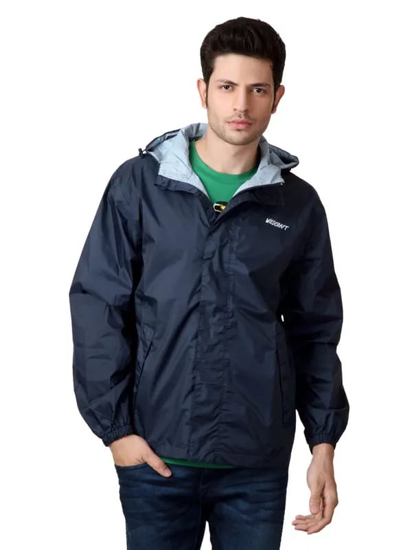 Wildcraft Men Blue Rain Jacket