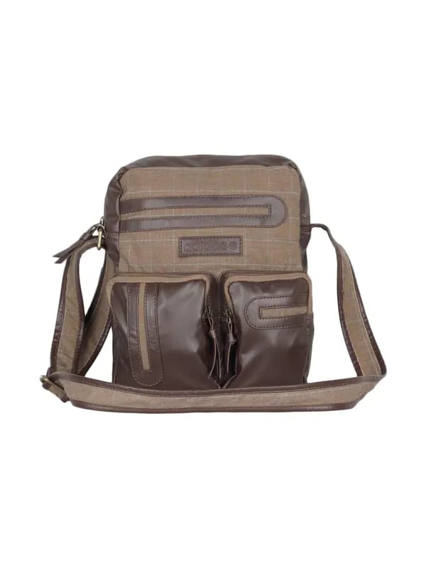 ADIDAS Men Organizer Brown Sling Bag