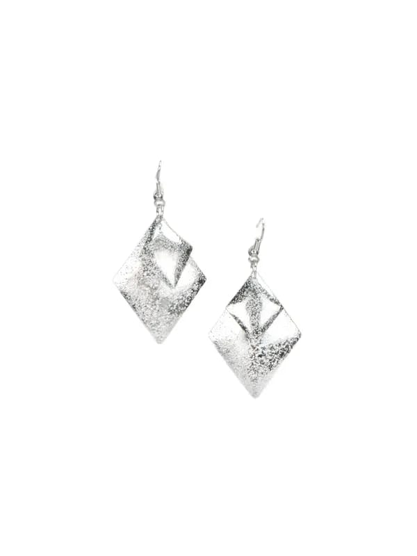 ToniQ Women Silver Earrings