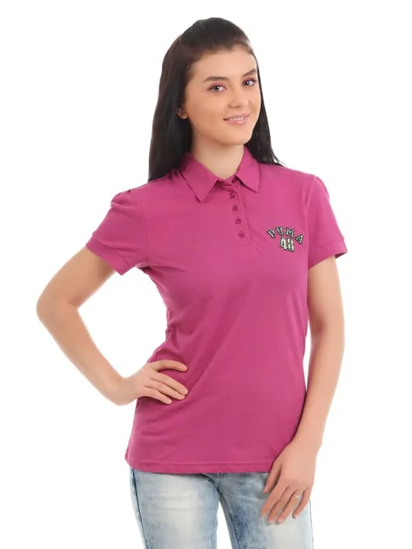 Puma Women Pink T-shirt