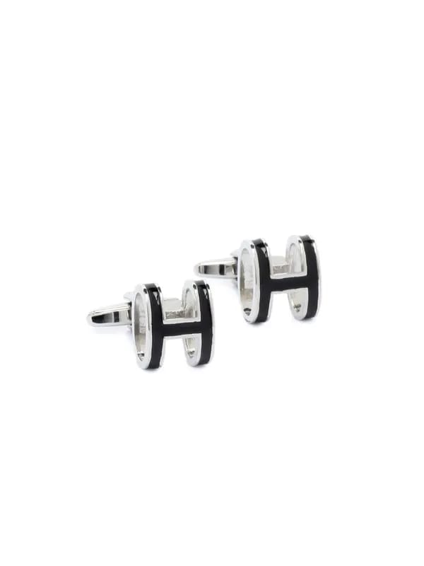 Hakashi Men Black Cufflinks