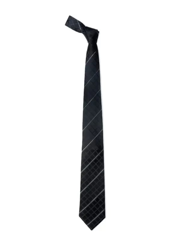 Hakashi Men Black Silk Tie
