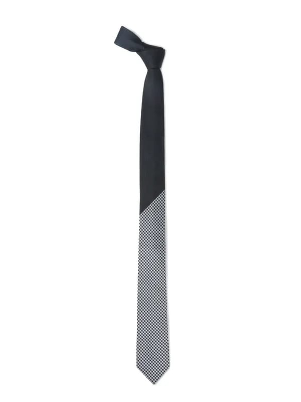 Hakashi Men Black Silk Tie