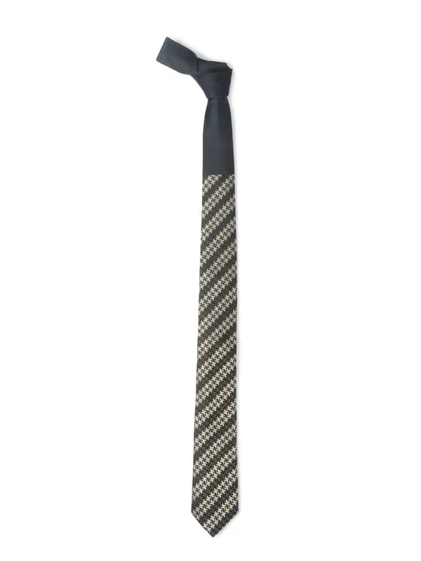 Hakashi Men Black Silk Tie