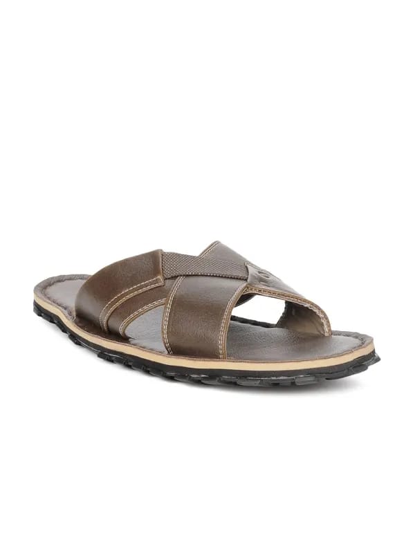 Gliders Men Brown Sandals