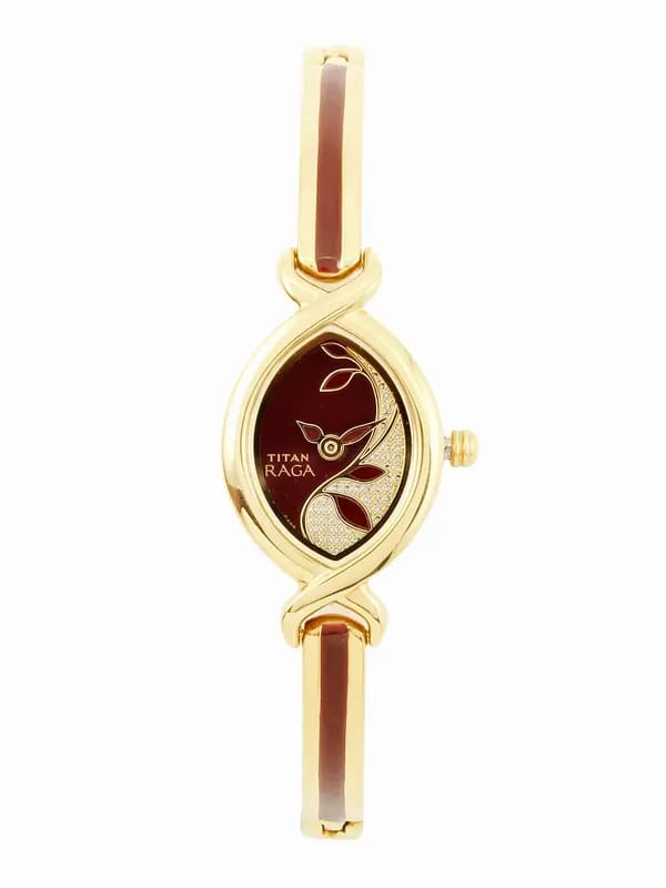 Titan Women Maroon Watch