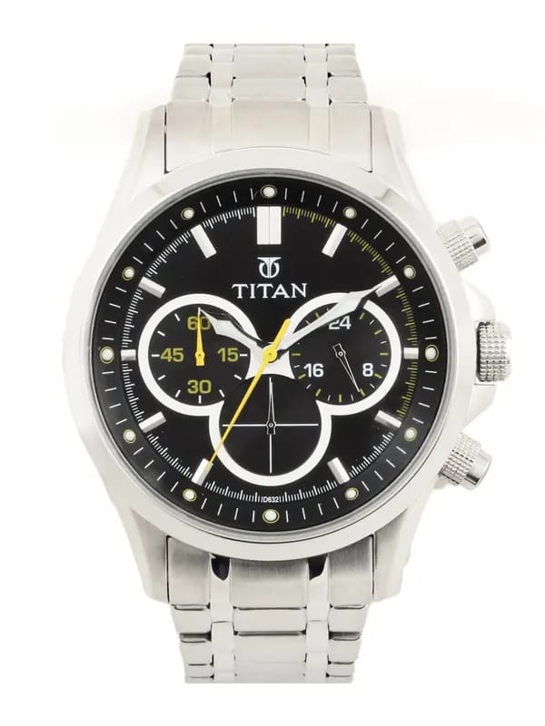 Titan Men Black Watch
