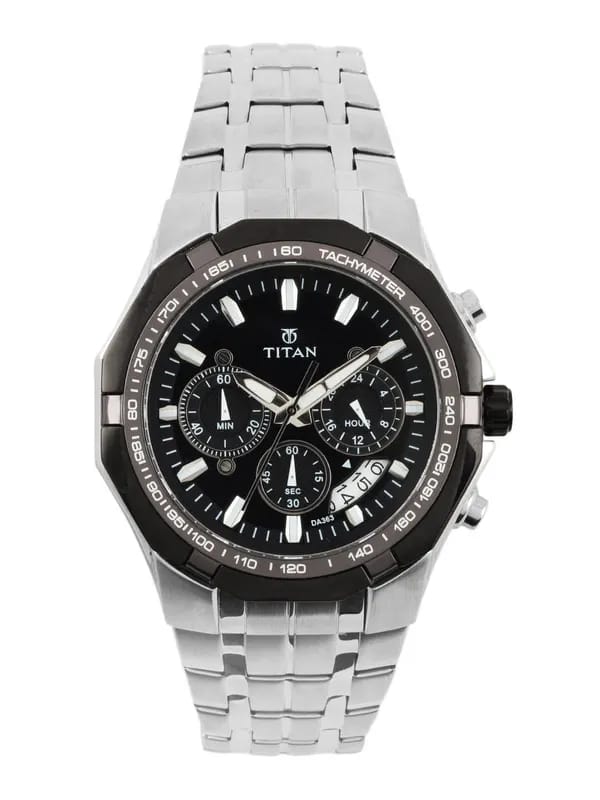 Titan Men Black Watch