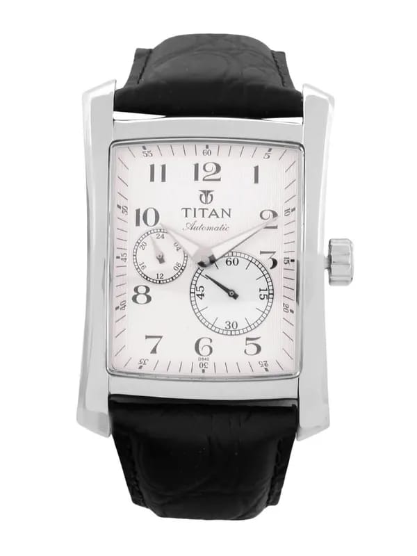 Titan Men White Dial Watch