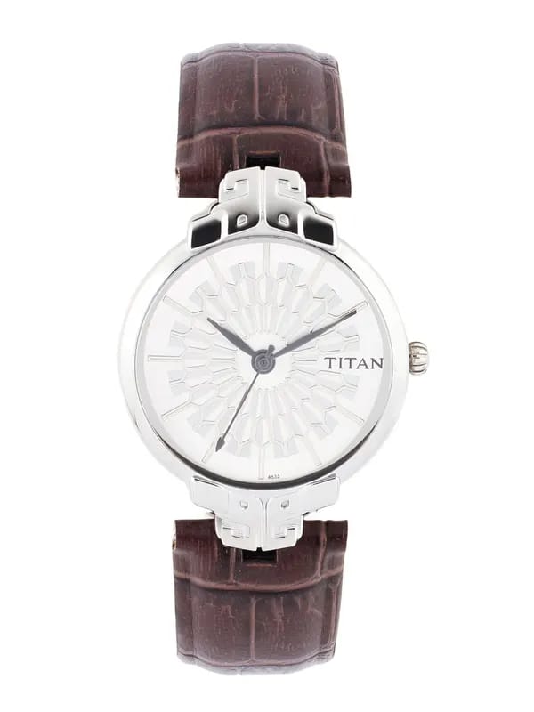 Titan Men White Dial Watch