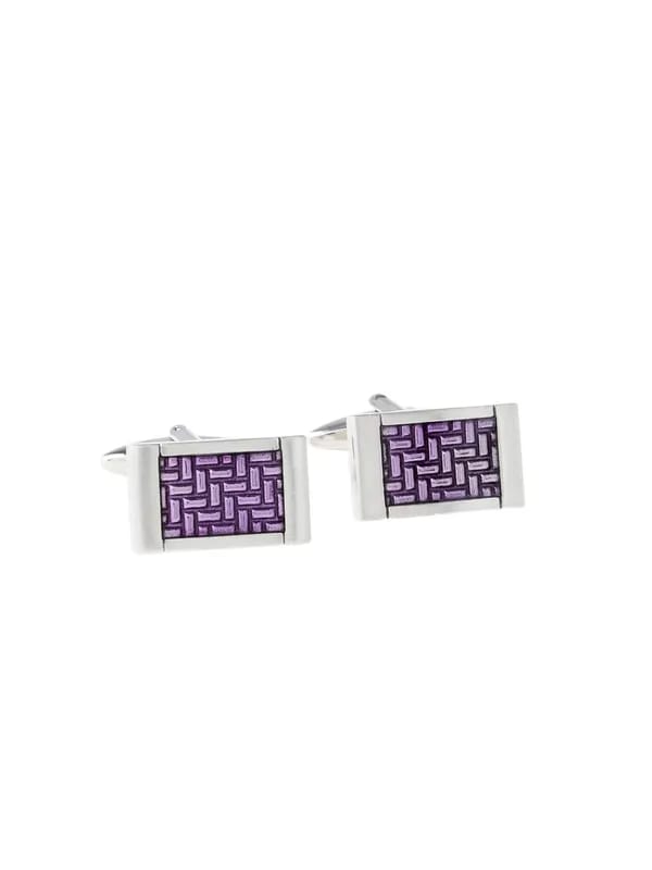 Revv Men Purple Cufflinks
