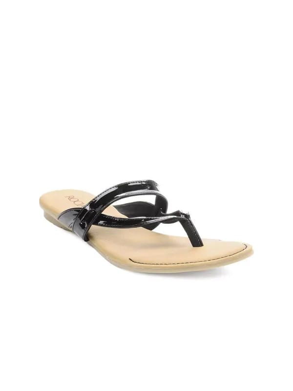 Rocia Women Black Flats