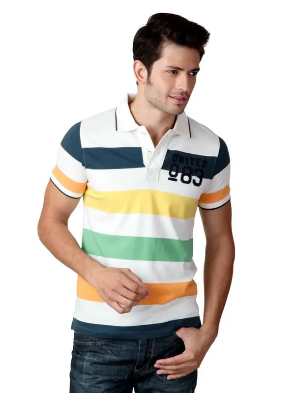 United Colors of Benetton Men White T-shirt