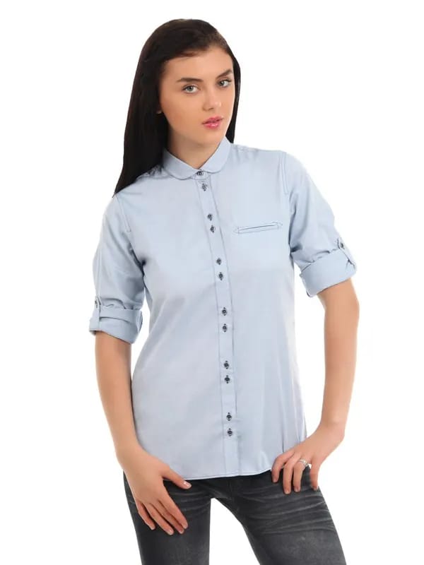 Femella Women Blue Shirt