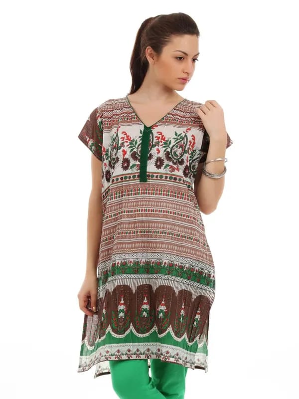 Diva Women Brown Kurta