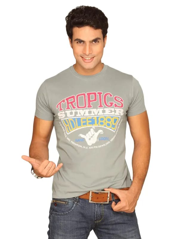 Lee Men's Hand Grey T-shirt