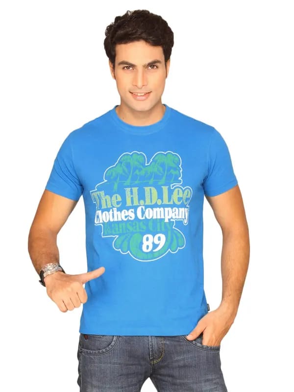 Lee Men's Palm Blue T-shirt
