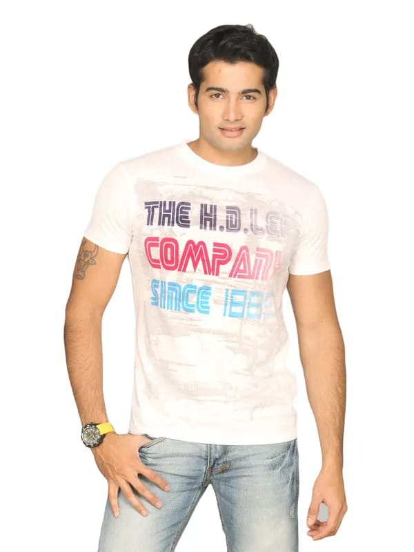 Lee Men's Hentry White T-shirt
