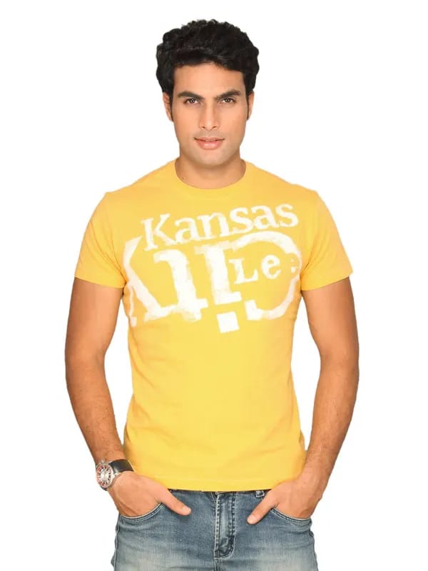 Lee Men's Grey Yellowbrass T-shirt