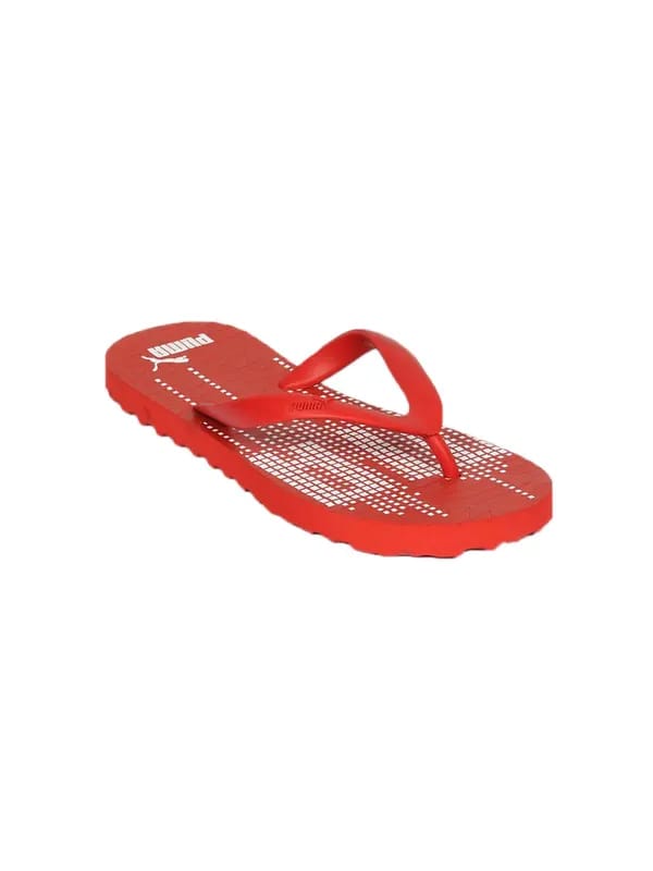 Puma Unisex Matrix Red White Flip Flop