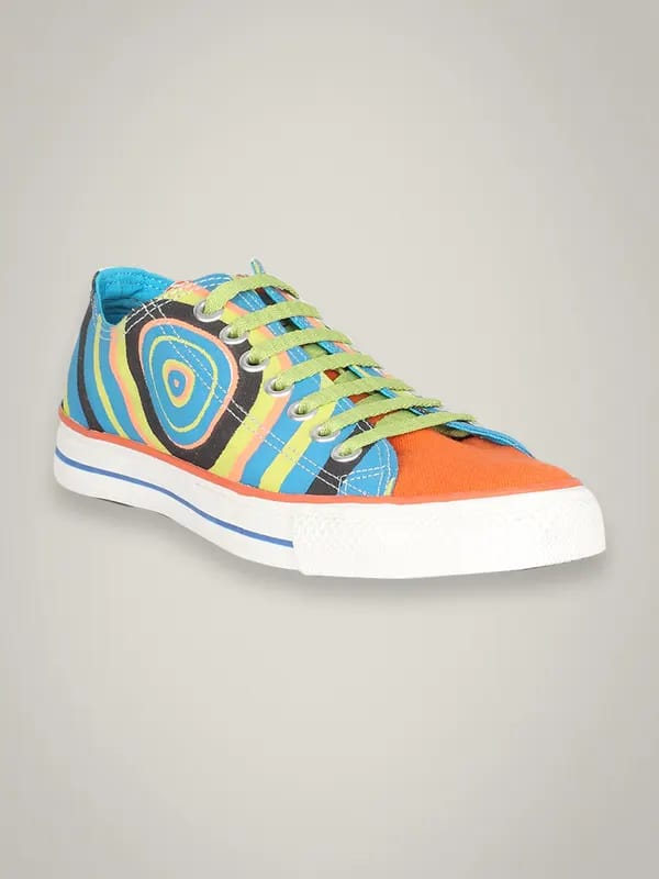 Converse Unisex Cyclone Print Ox Orange Shoe