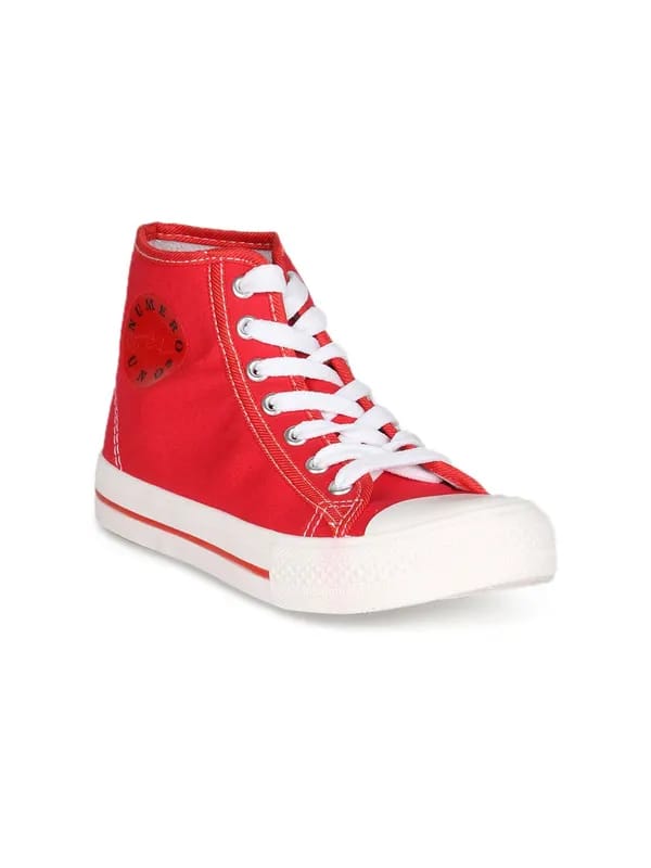 Numero Uno Men's Red Canvas Shoe