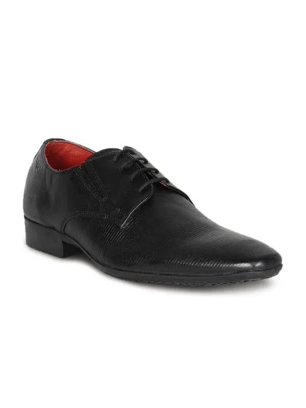 Red Tape Men Black Shoes
