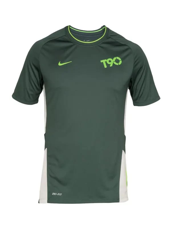 Nike Men's Training Green Grey T-shirt