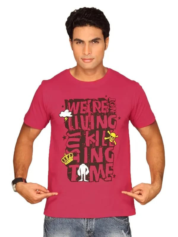 Inkfruit Men's We Not Just Living Tomato Red T-shirt