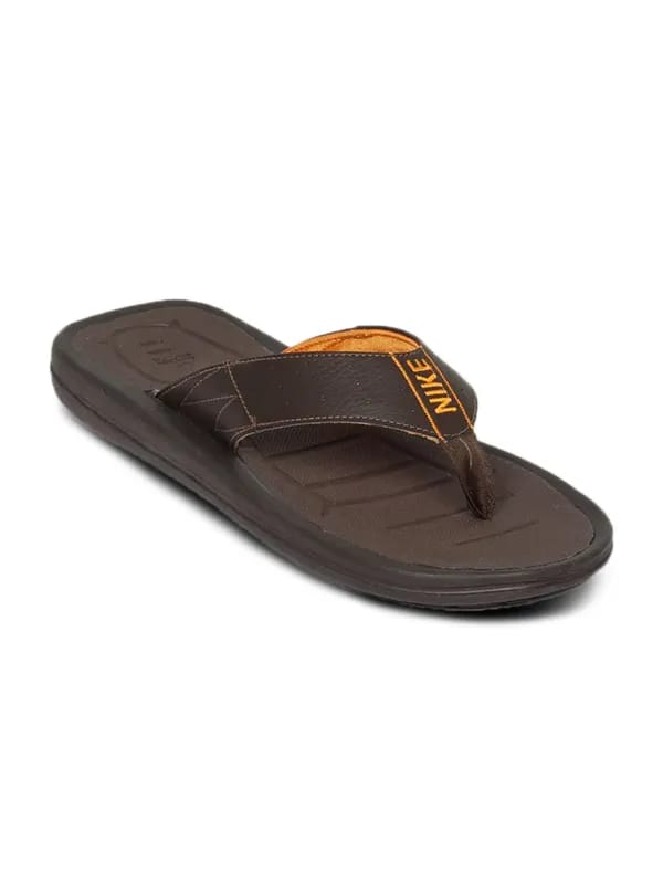 Nike Men's Triplefin Thong Brown Khaki Flip Flop