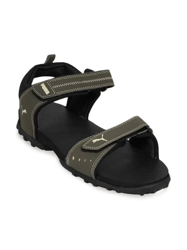 Puma Men Pumpom Olive Black Floater