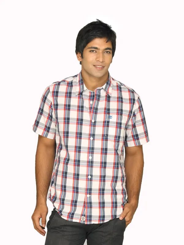 Timberland Men Pelham Plaid Blue Shirt